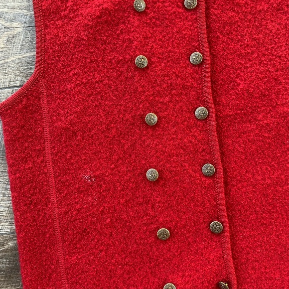 Vintage Ann Wi Red Vest - Picture 4 of 8
